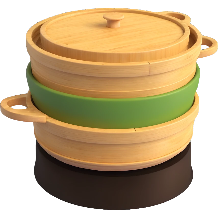 bamboo steamer emoji