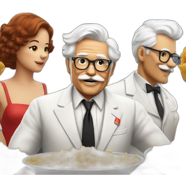 colonel sanders party emoji