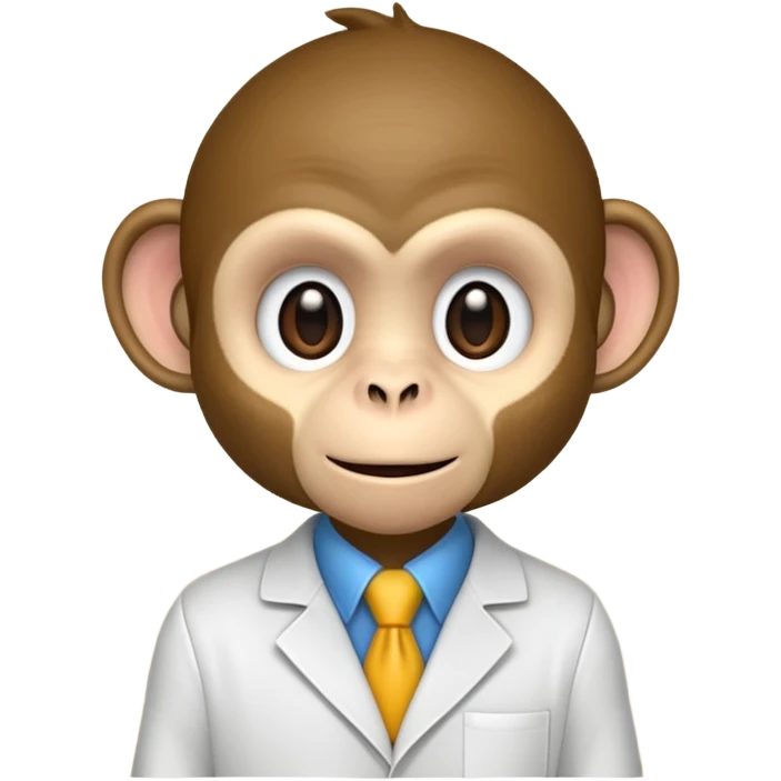scienist monkey emoji
