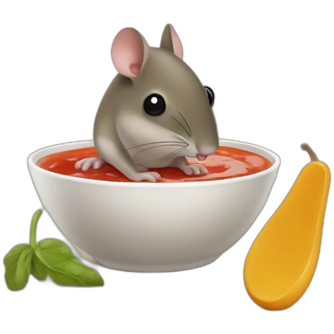 souris sur sauciise emoji