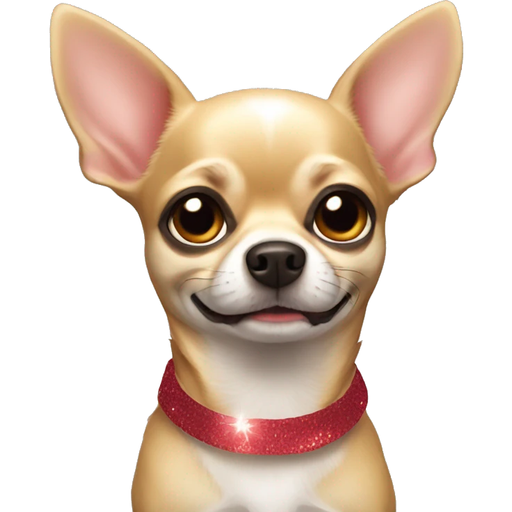 Chihuahua happy new year  emoji