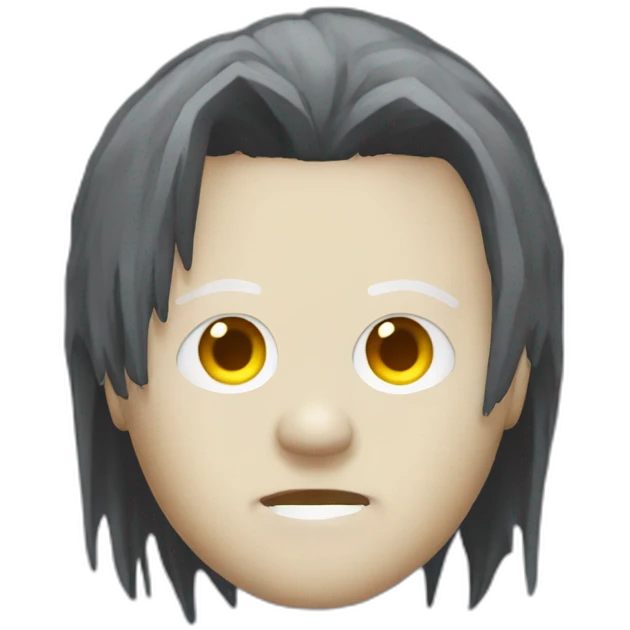 Micheal Myers as a 2000s teen emo kid emoji