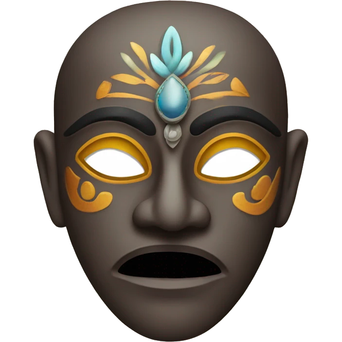 kala mask nazar which is uded in india emoji