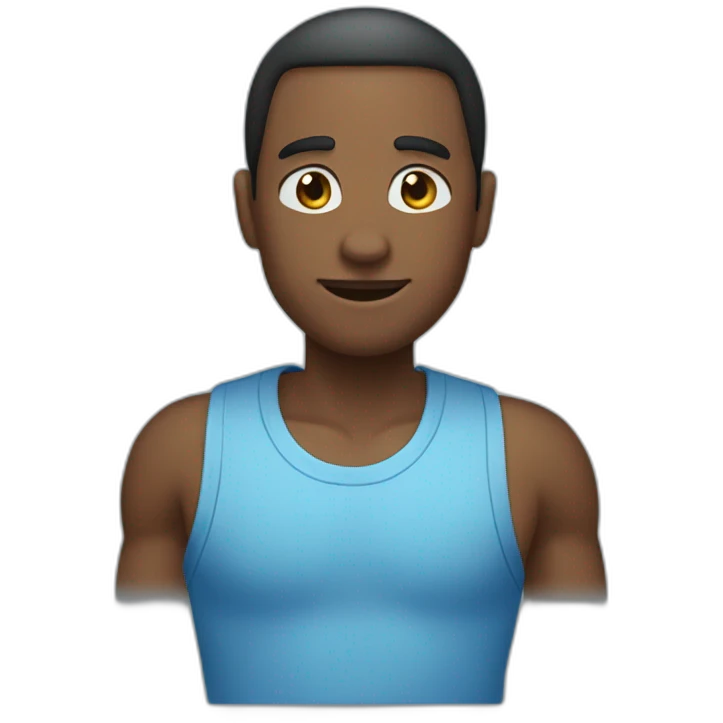 Blue emoji joogi looksmaxxing emoji