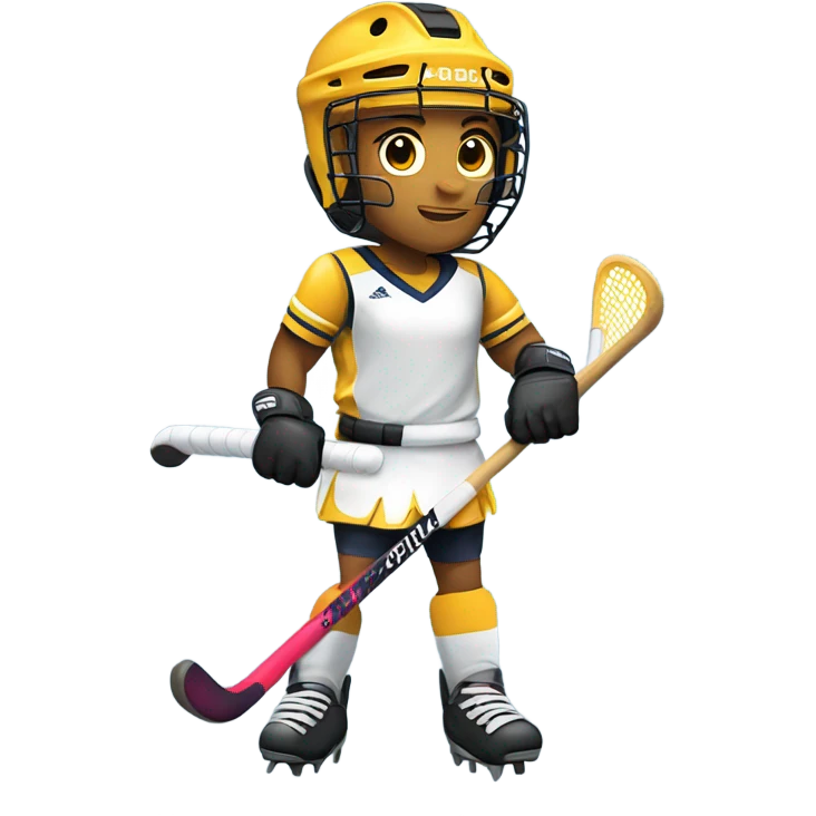 field hockey player emoji