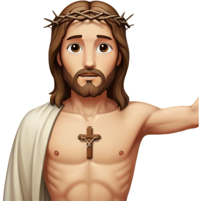 Jezus en kruis emoji