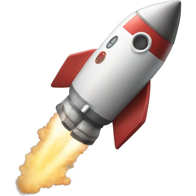 a not running rocket emoji