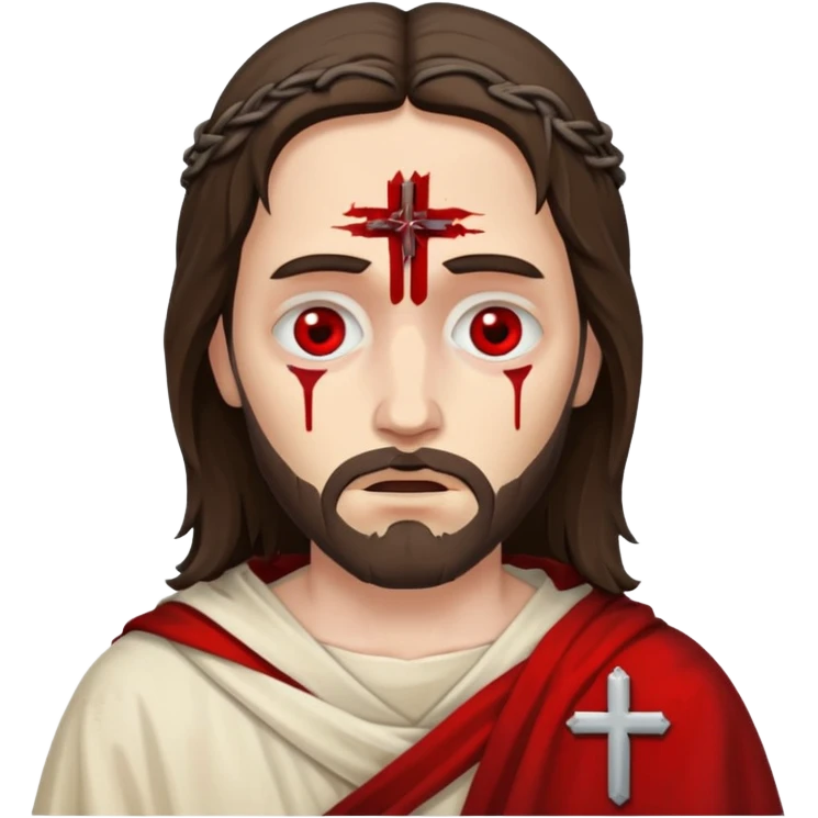 horror jesus emoji