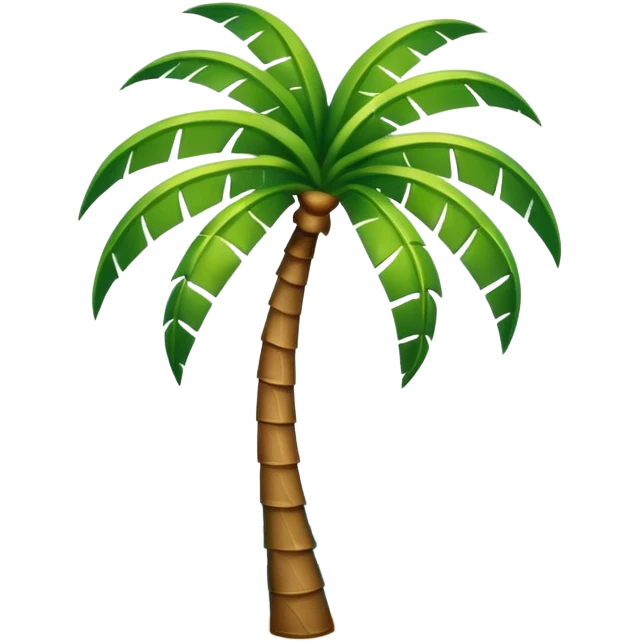 palm and sea emoji