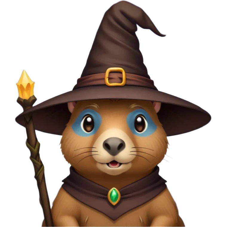capypara in role witch emoji