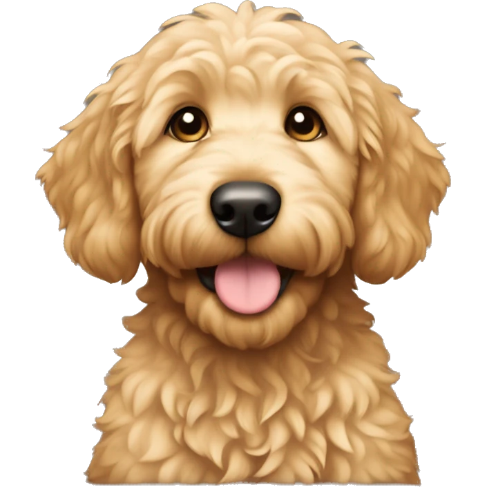 golden doodle puppy emoji