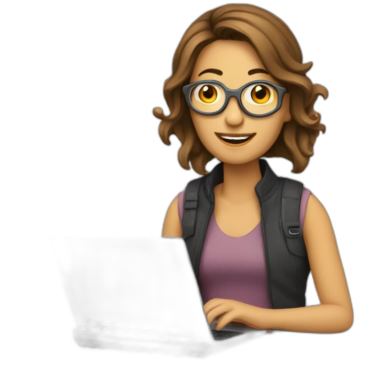 personne avec ordinateur emoji