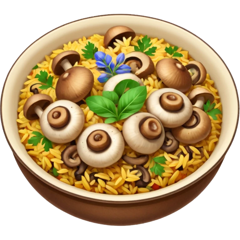 Mushroom biriyani emoji