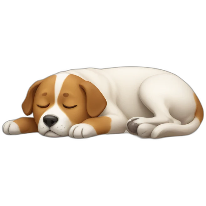 dog sleeping emoji