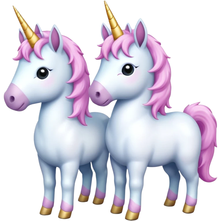 Unicorn love emoji