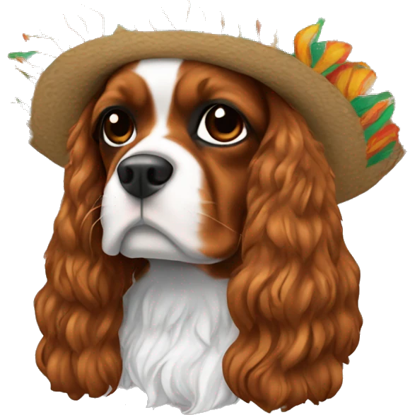 Cavalier with a sombrero emoji