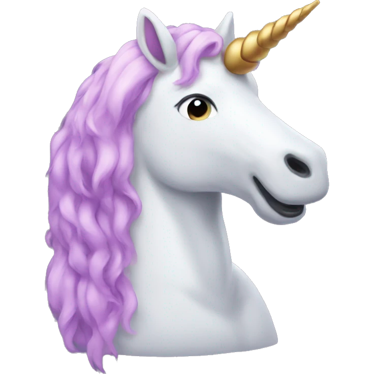 Unicorn connected to a bear emoji