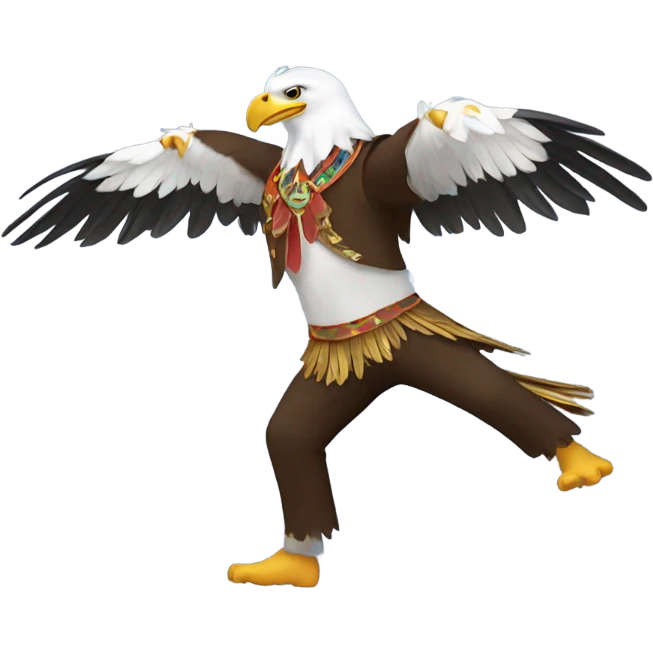 Dancing Eagle emoji