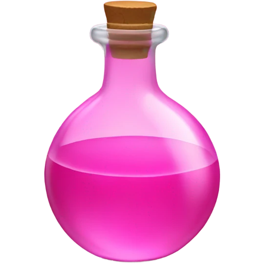 pink potion emoji