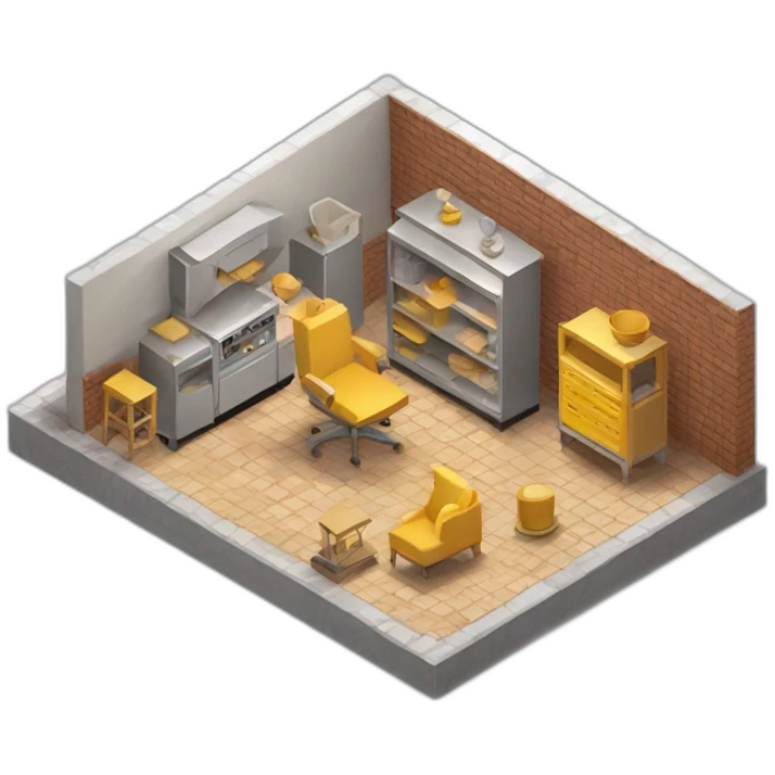 isometric fabrication company handmade goods emoji