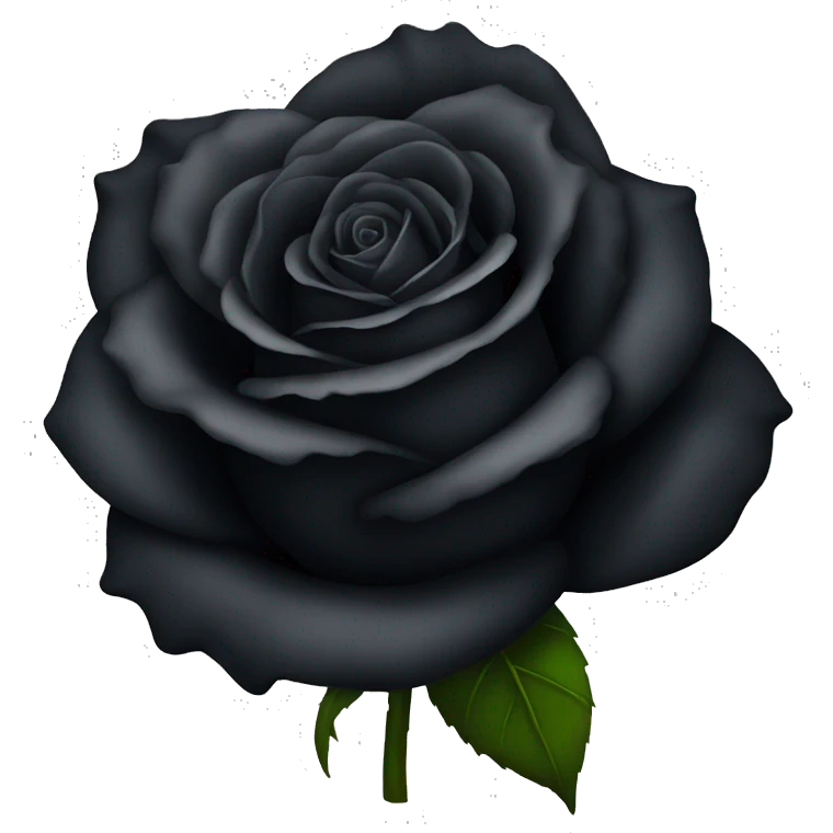 Black rose emoji