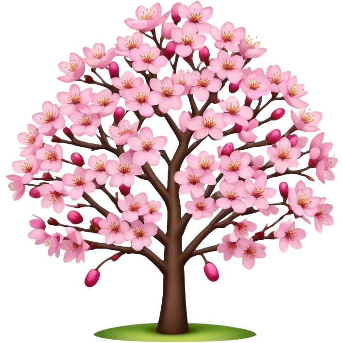 Japan cherry tree simple emoji emoji