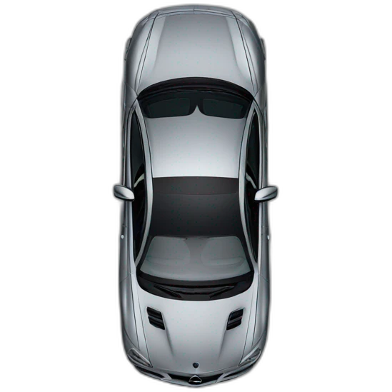 mercedes amg, top view emoji