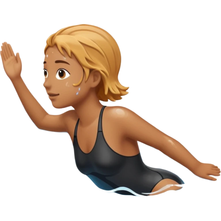 swimming side view emoji