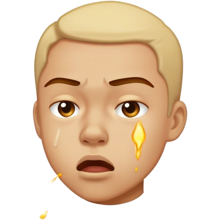 Spitting disrespectfully  emoji