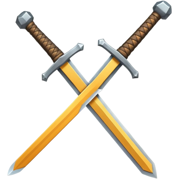 Neither sword in Minecraft  emoji