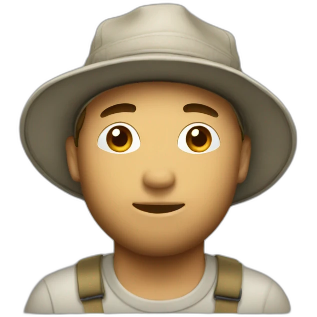 No fisher hat. Basecap work backwards.  emoji