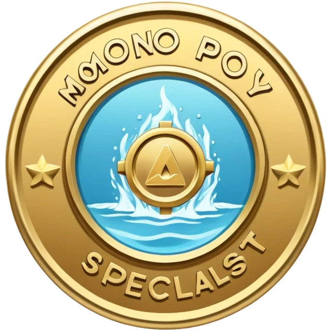 Monopoly hydro specialist badge  emoji