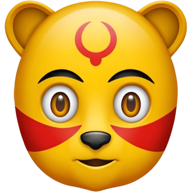 Egy rénszarvas kés masnival a nyakában emoji