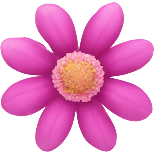 Pink flower emoji