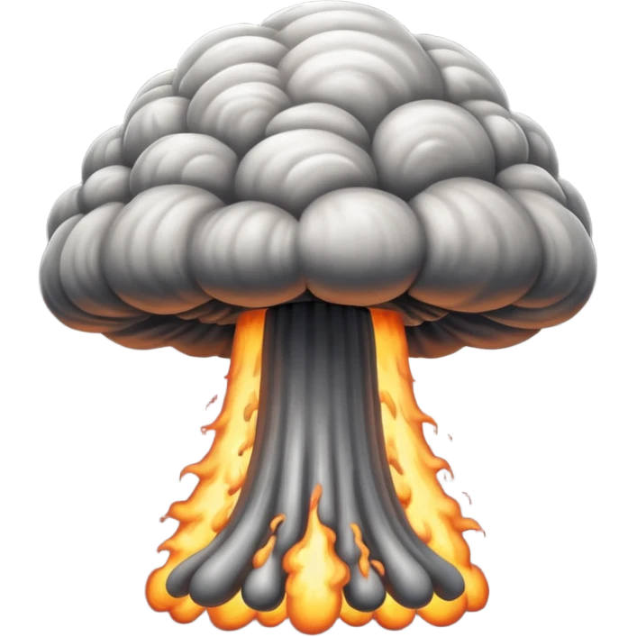 nuclear mushroom cloud emoji