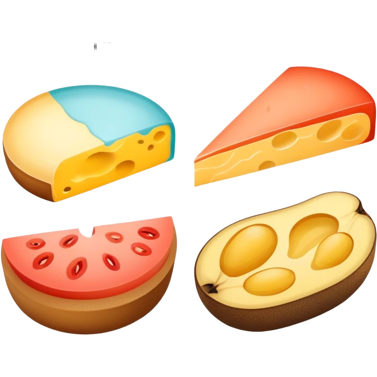 Saturated and unsaturated fats emoji