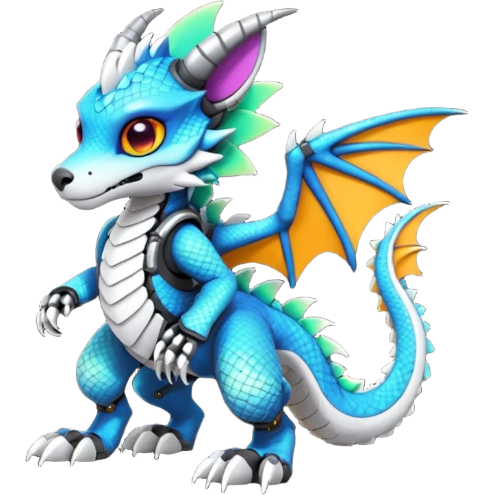 Cool gothic cute badass Scaley cyber-Vernid-Protogen-Primagen-Dutch-Angel-Dragon-Trico-Fursuit-furry-fursona emoji