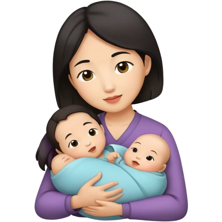 아기를 안고 있는 어머니 emoji