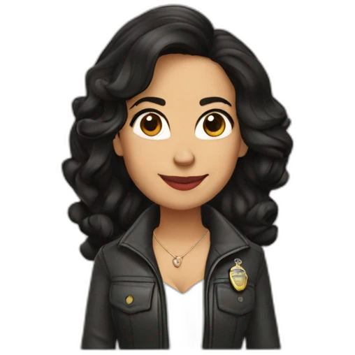 Amy Santiago from tv show Brooklyn 99 emoji