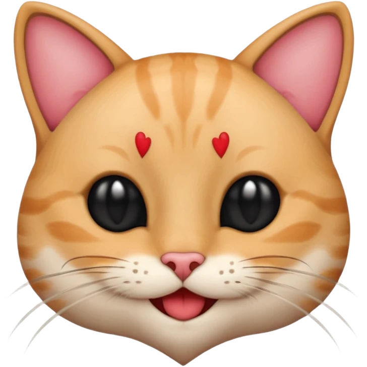 a combi of the 😽 and 🥰 emoji