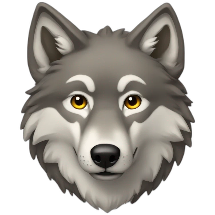 Wolf houling emoji