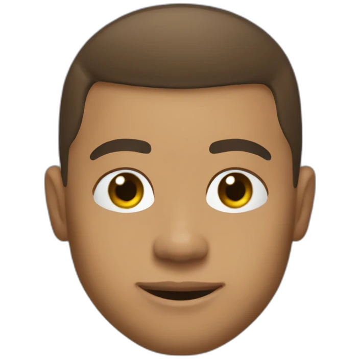 Mbappé qui sourri emoji