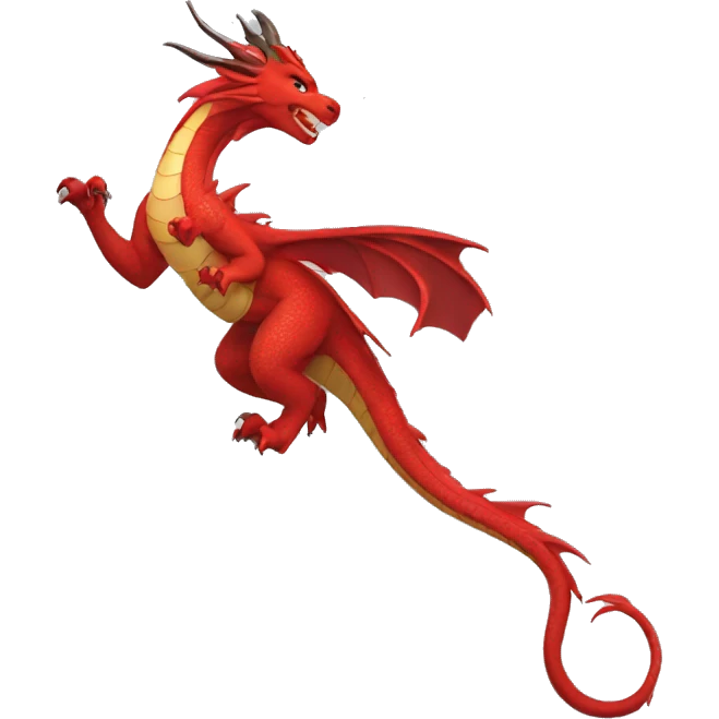 dragon mulan red emoji
