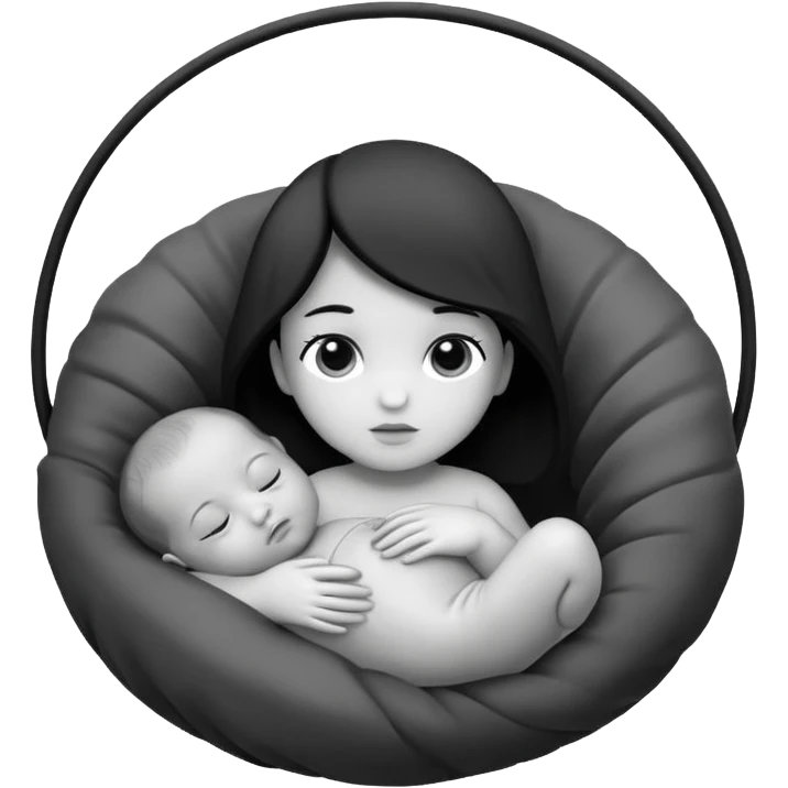 Newborn B&W Photoshoot emoji