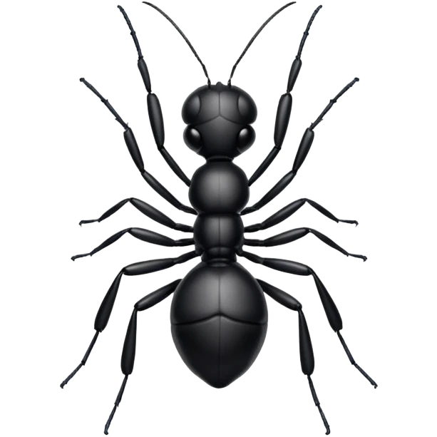 black ant emoji