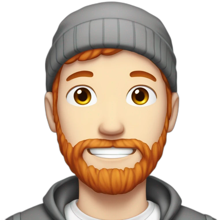 red-bearded-anime-adult-guy-white-teeth-wearing-grey-beanie-white-shirt emoji