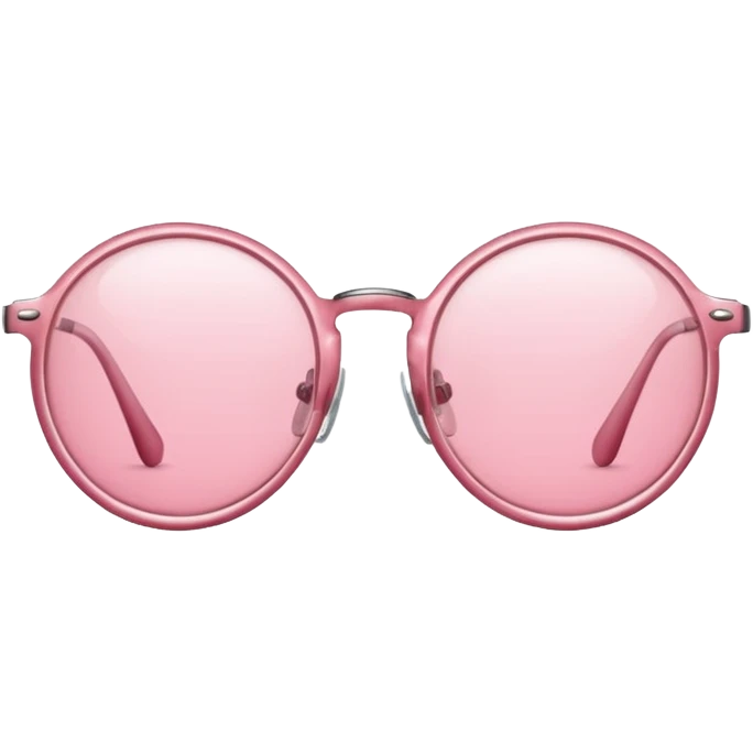 Rose pink glasses emoji