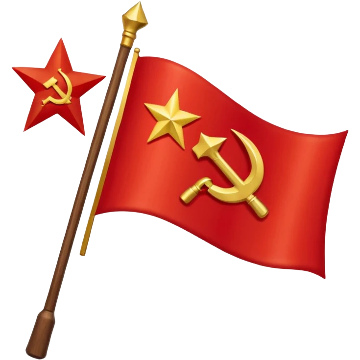 BANDERA DE LA UNIÓN SOVIÉTICA  emoji