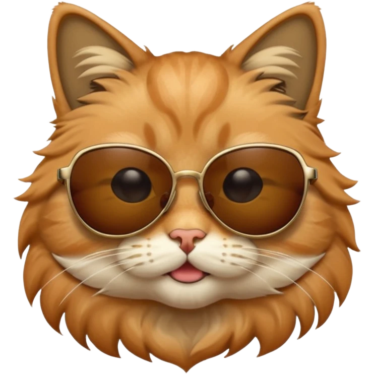 Cat wearing sunglasses emoji