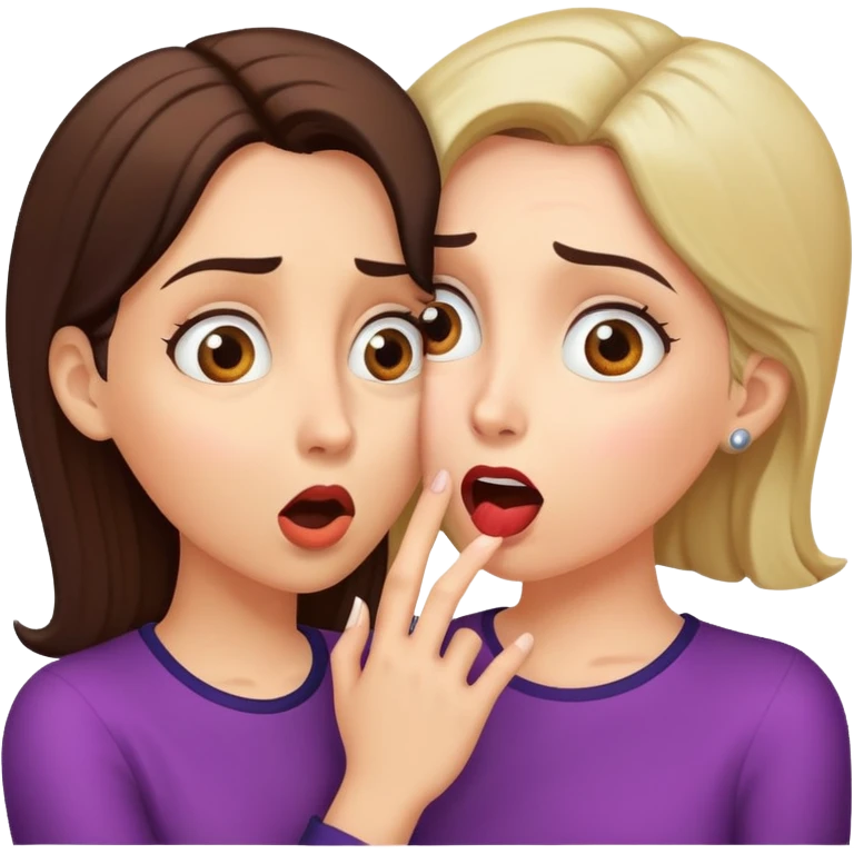 Talking gossip emoji